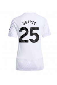 Manchester United Manuel Ugarte #25 Fotballdrakt Borte Klær Dame 2025-26 Korte ermer